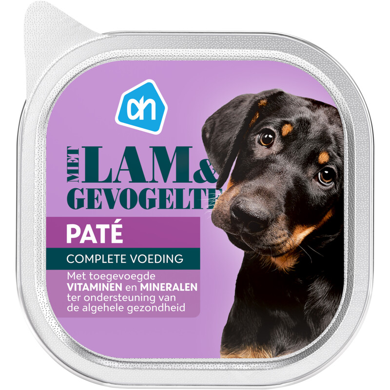 Een afbeelding van AH Paté met gevogelte & lam