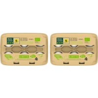Een afbeelding van AH Biologisch Witte eieren S M L 2-pack