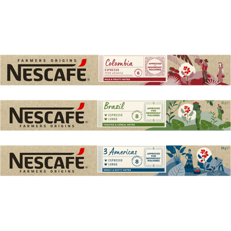Een afbeelding van Nescafé Farmers Origins pakket
