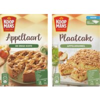 Een afbeelding van Koopmans appel cake taart bakmix pakket