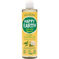 Een afbeelding van Happy Earth Pure shower gel jasmine ho wood