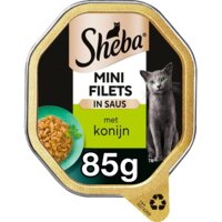 Een afbeelding van Sheba Mini filets in saus konijn & wild
