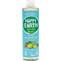 Een afbeelding van Happy Earth Pure shower gel cedar lime