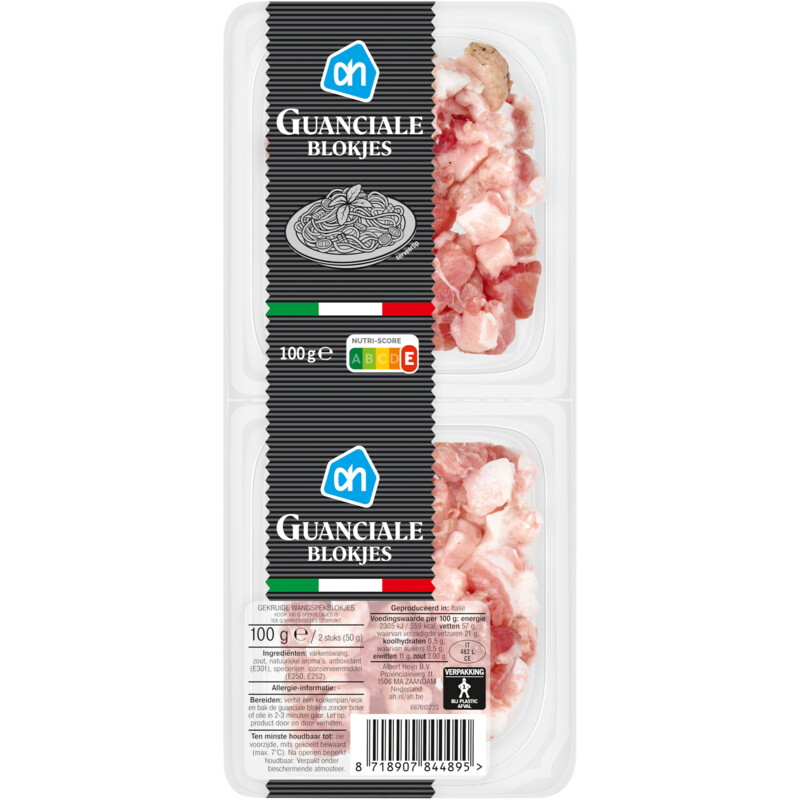 AH Guanciale blokjes reserveren Albert Heijn
