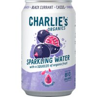 Een afbeelding van Charlie's Sparkling water cassis unsweetened