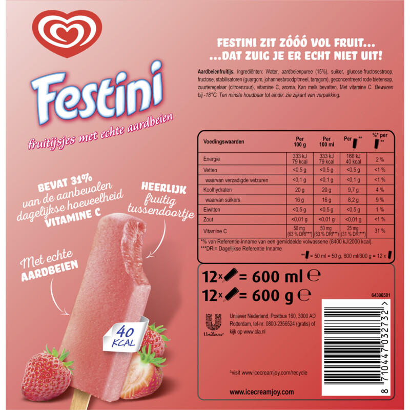 Een afbeelding van Ola Festini aardbei