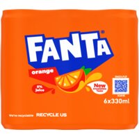 Een afbeelding van Fanta Orange 6-pack bel
