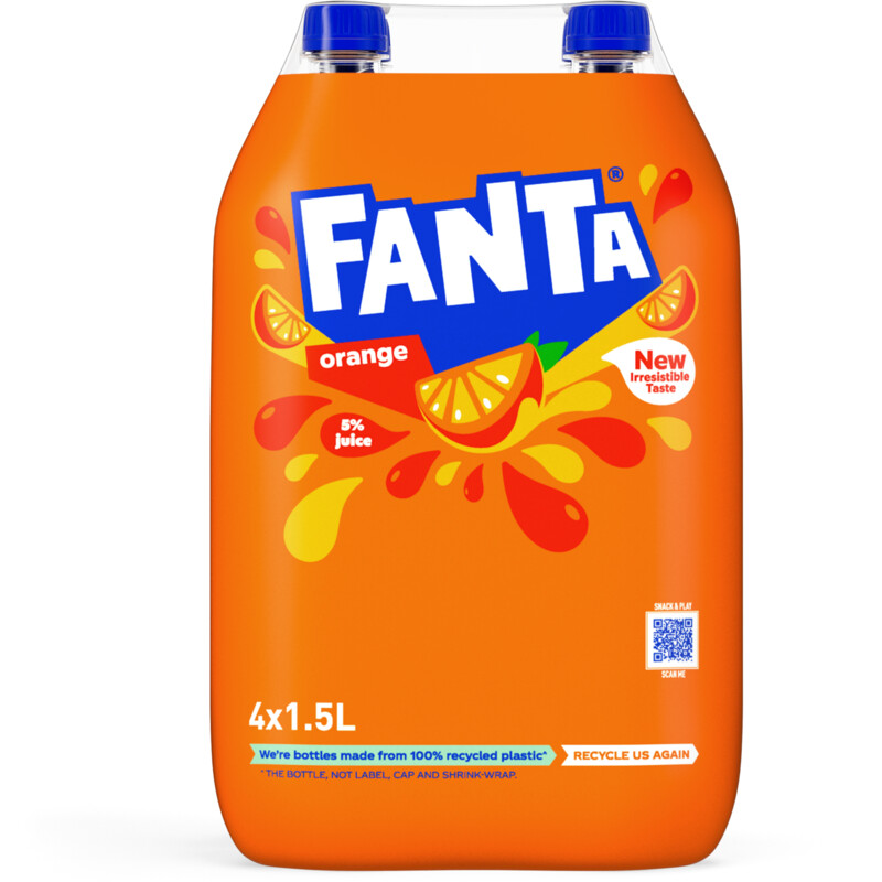 Een afbeelding van Fanta Orange 4petfl BEL