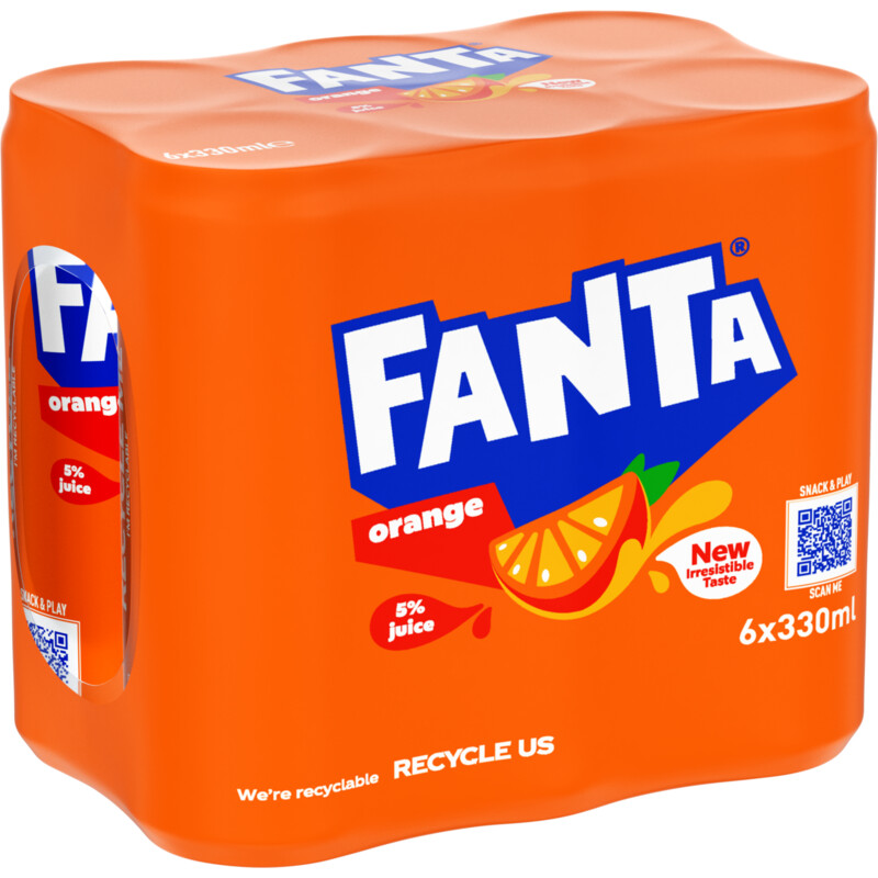 Een afbeelding van Fanta Orange 6-pack bel