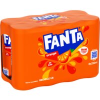 Een afbeelding van Fanta Orange 8-pack bel