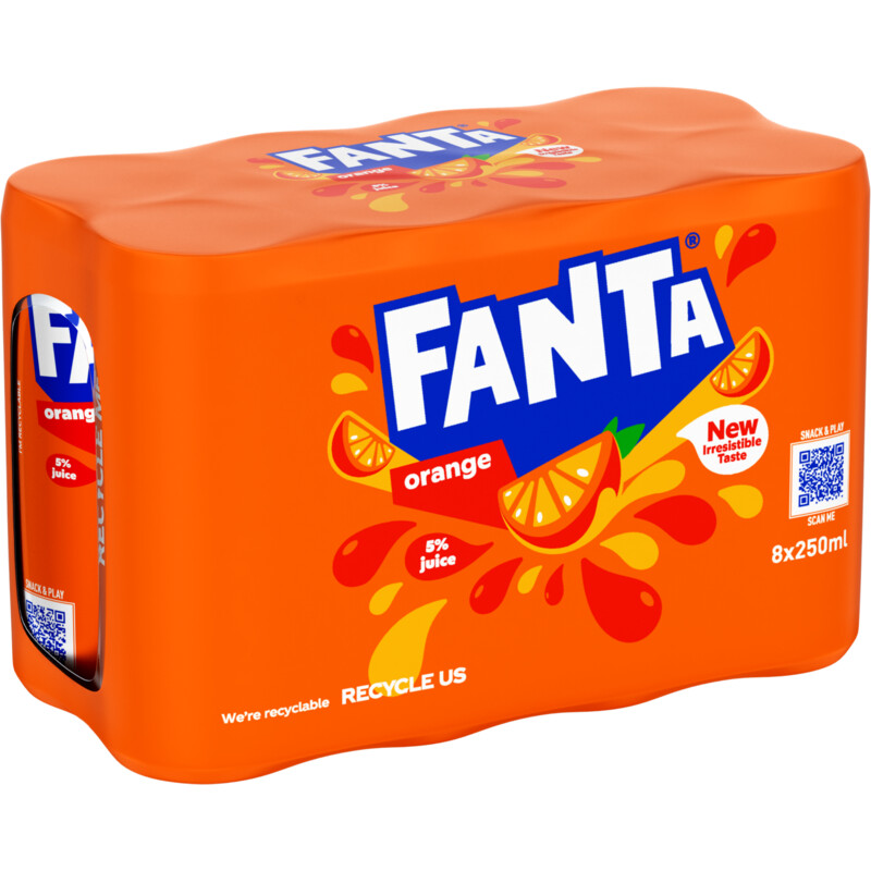 Een afbeelding van Fanta Orange 8-pack bel