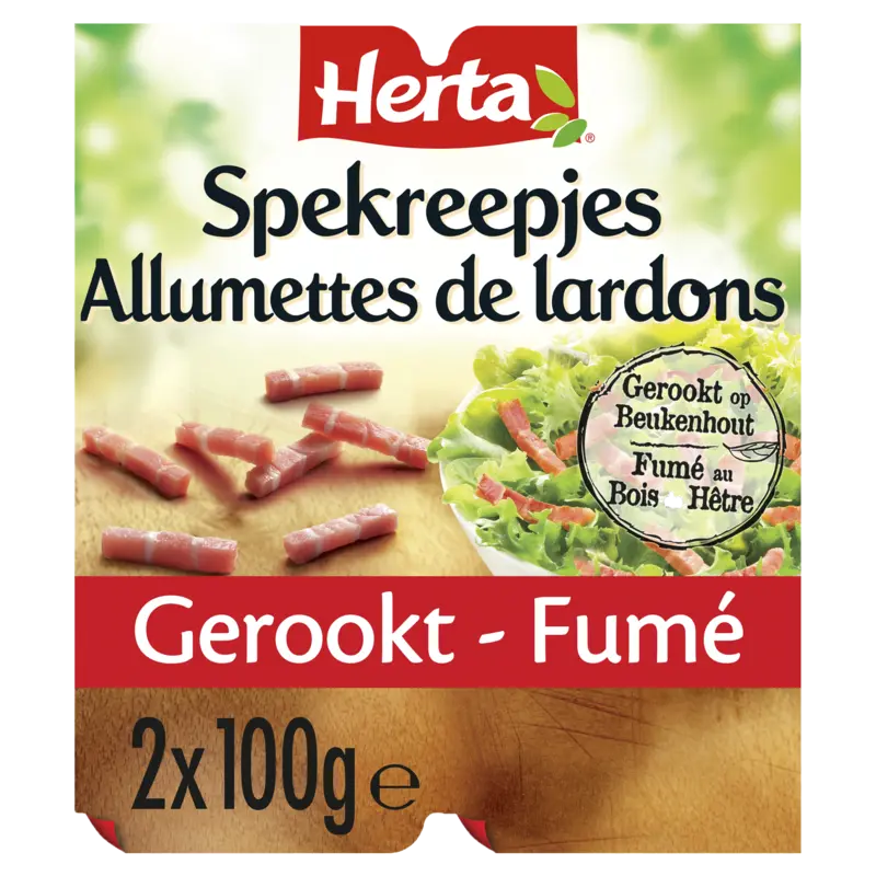 Herta Spekreepjes gerookt bel