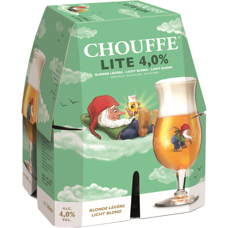 Een afbeelding van Chouffe Lite 4.0% 4-pack