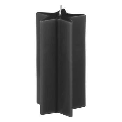 pdp-image-Avec Kaars ster zwart mat 7x1cm