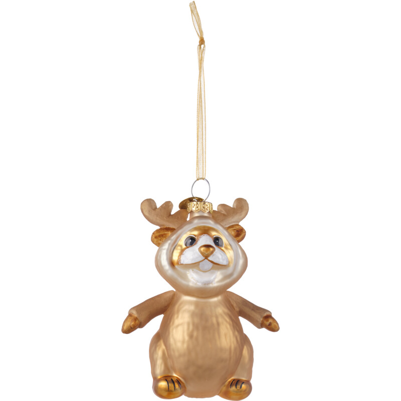 Een afbeelding van Decoris Glashanger hamster onesie