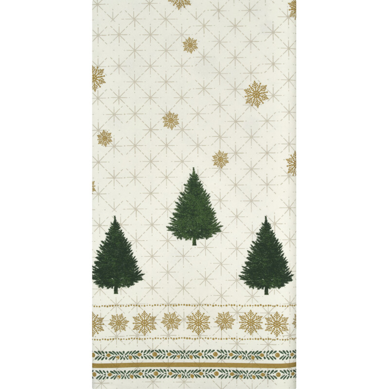Een afbeelding van AH Tafellaken kerstboom creme 138x220cm