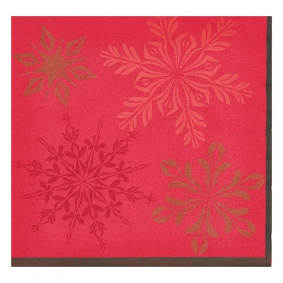 pdp-image-AH Servet rood goud ster 40x40cm