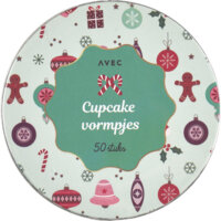 Afbeelding van Avec Cupcake vormpjes kerstsf