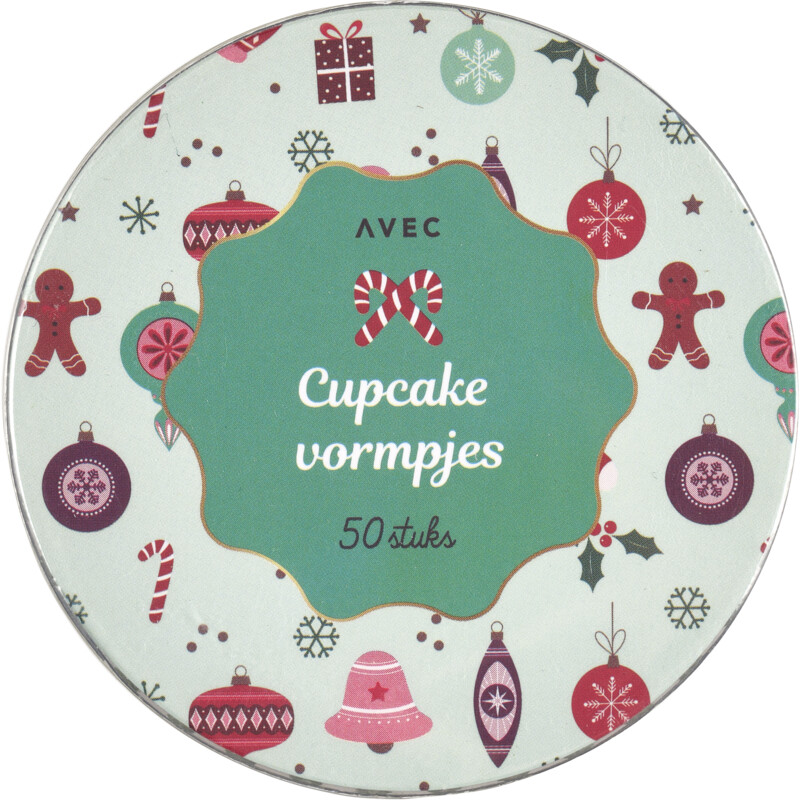Een afbeelding van Avec Cupcake vormpjes kerstsf
