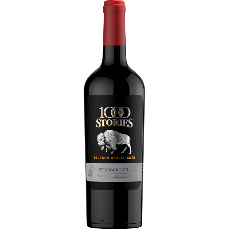 Een afbeelding van 1000 Stories Bourbon barrel aged Zinfandel