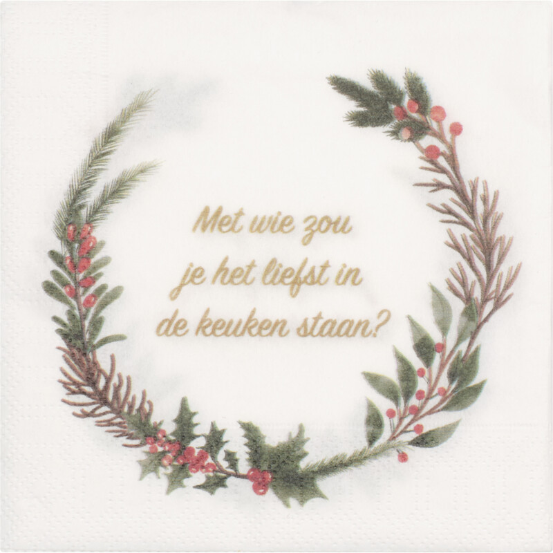 Een afbeelding van AH Servet conversation starter 2 24x24cm