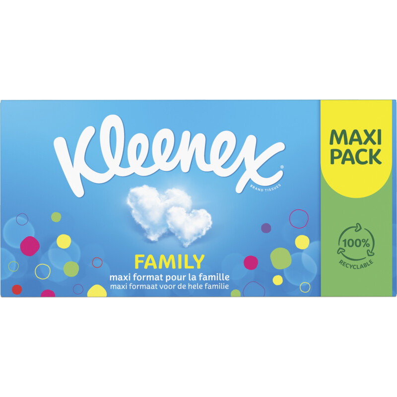 Een afbeelding van Kleenex Family maxi pack tissues