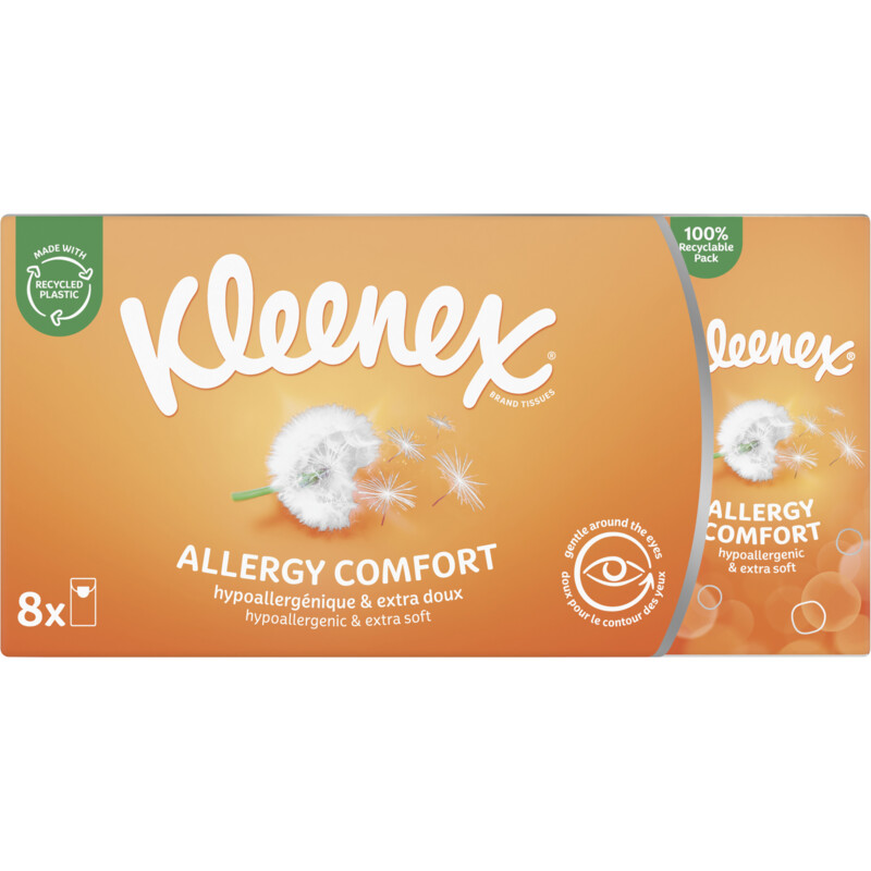 Een afbeelding van Kleenex Allergy comfort zakdoekjes