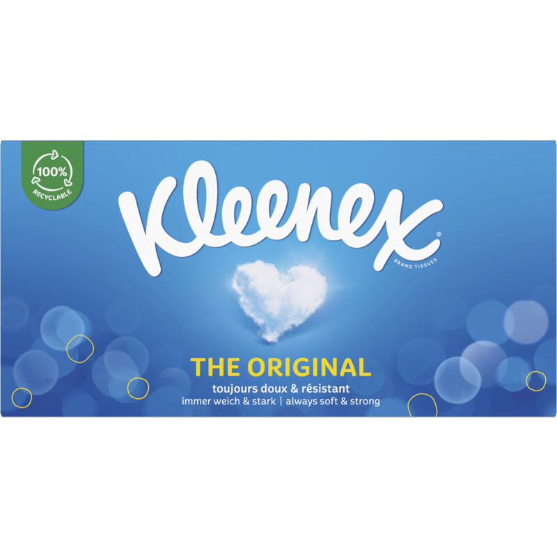 Een afbeelding van Kleenex The original tissues