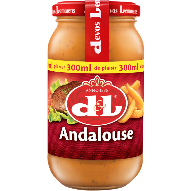Een afbeelding van D&L Andalouse saus bel