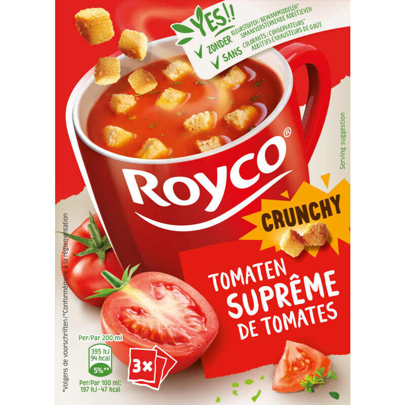 Een afbeelding van Royco Minute soup tomatensupreme BEL