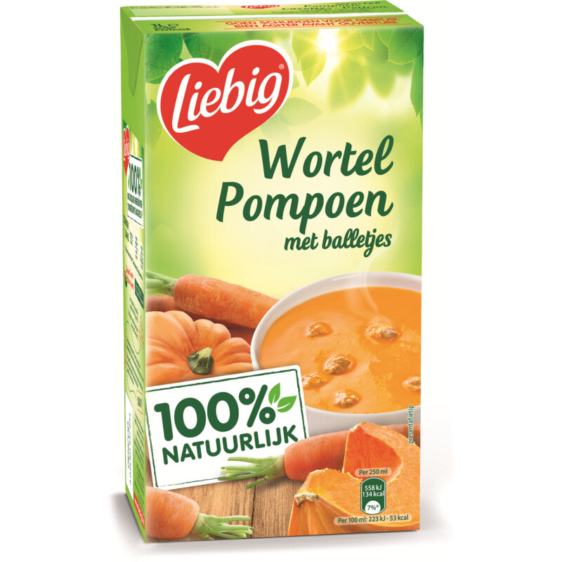 Een afbeelding van Liebig Wortel pompoensoep bel