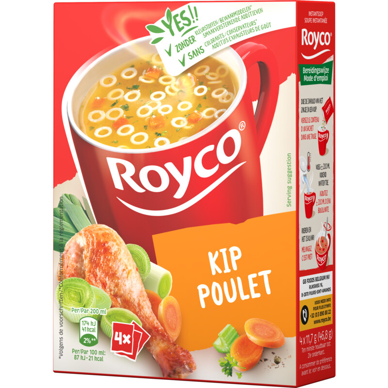 Een afbeelding van Royco Minute soup classic Kip BEL