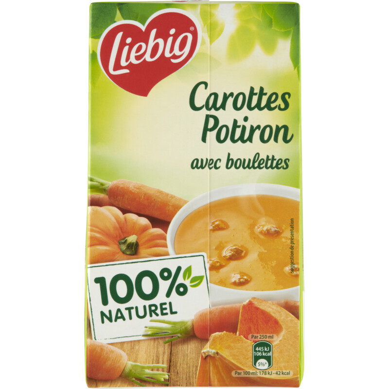 Een afbeelding van Liebig Wortel pompoensoep bel