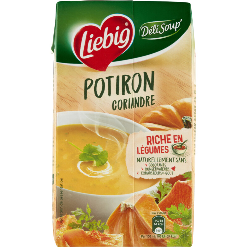 Een afbeelding van Liebig Deli Soup pompoen met koriander BEL