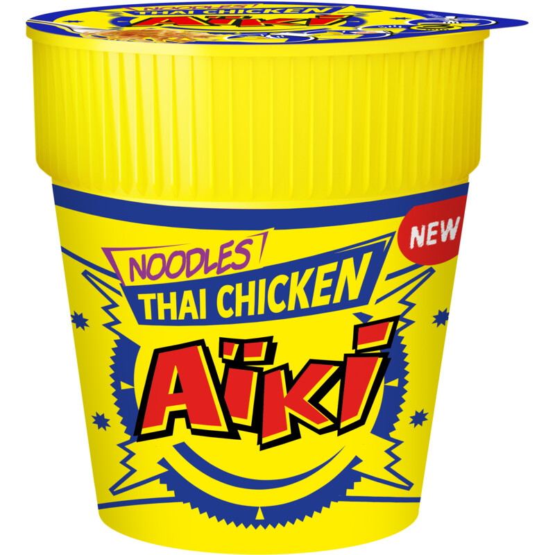 Een afbeelding van Aïki Cup noodles thai chicken bel