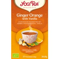 Een afbeelding van Yogi Tea Ginger orange with vanilla