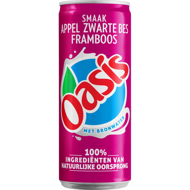 Oasis Smaak appel zwarte bes framboos