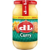 Een afbeelding van D&L Curry saus bel