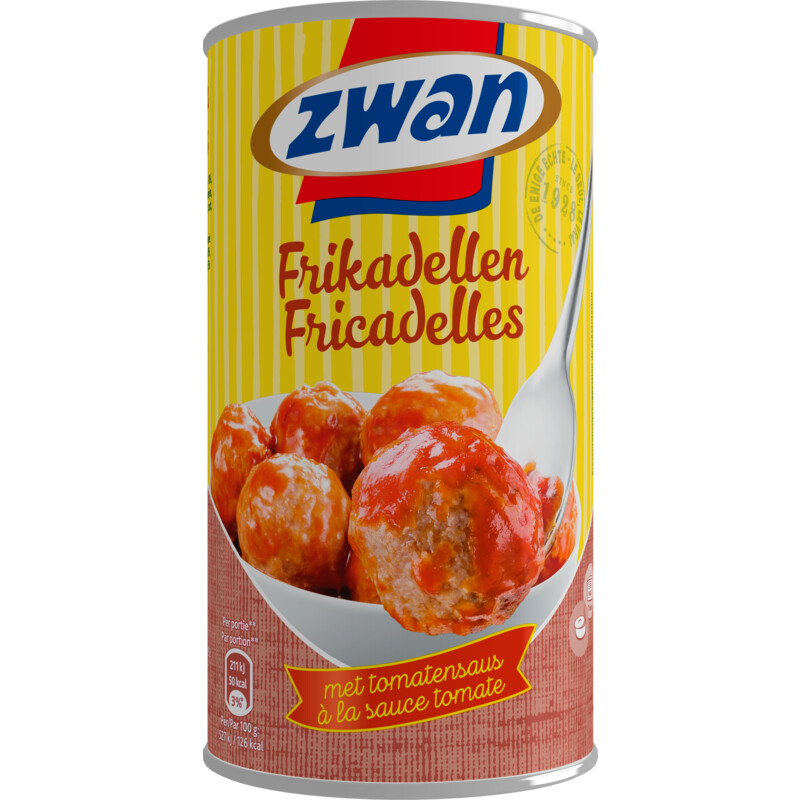 Een afbeelding van Zwan Frikadellen met tomatensaus bel