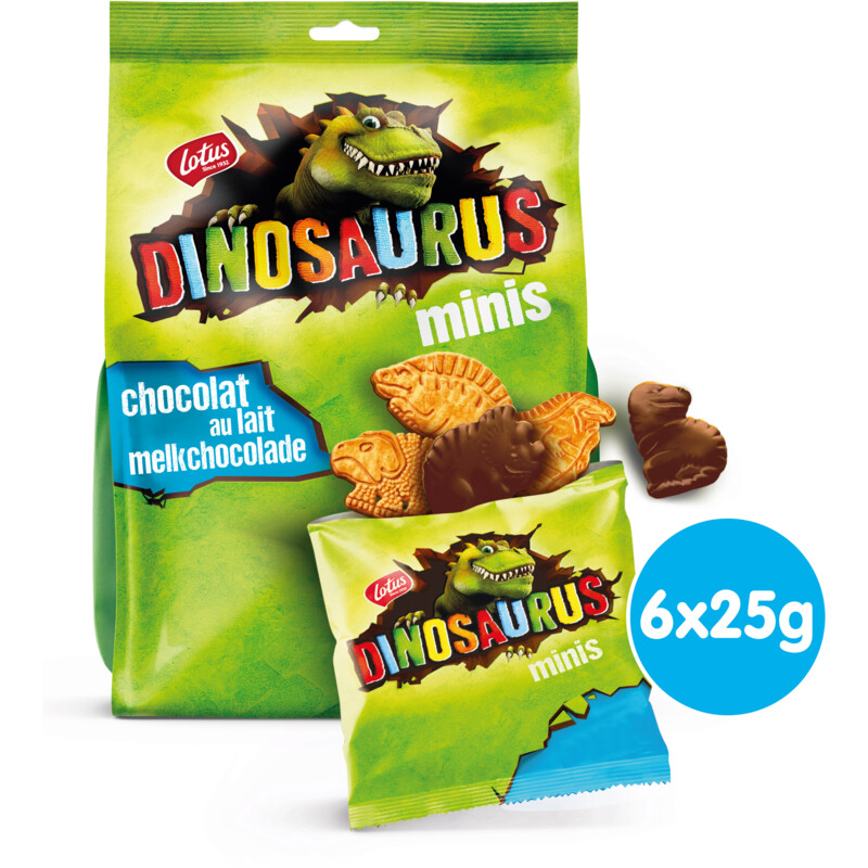 Een afbeelding van Lotus Dino mini chocolade bel