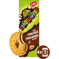 Een afbeelding van Lotus Dinosaurus gevuld chocolade bel