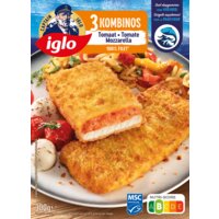Een afbeelding van Iglo 3 kombinos tomaat mozzarella bel