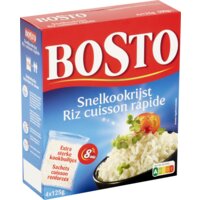 Een afbeelding van Bosto Snelkookrijst 4x125g BEL