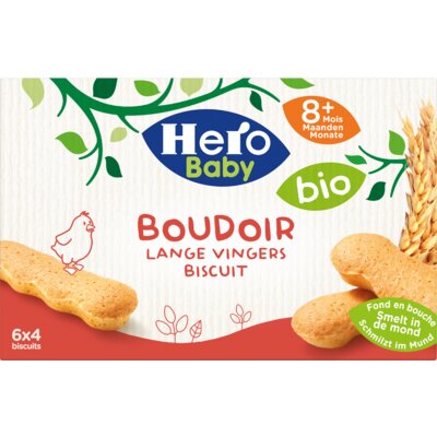 Boudoir lange vingers biscuit - hero baby - 120 gr