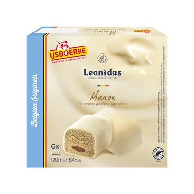 pdp-image-IJsboerke Leonidas manon glacé roomijspralines bel