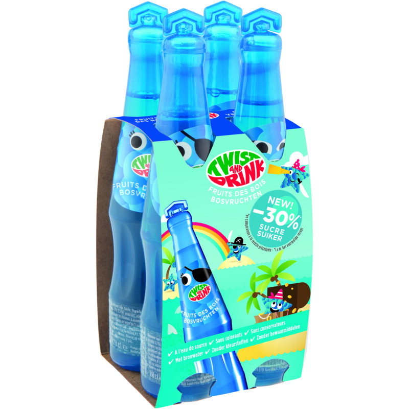 Een afbeelding van Twist and Drink Bosvruchten 4-pack bel