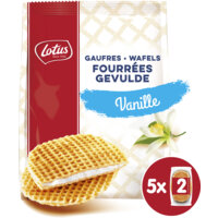 Een afbeelding van Lotus Gevulde wafel vanille bel