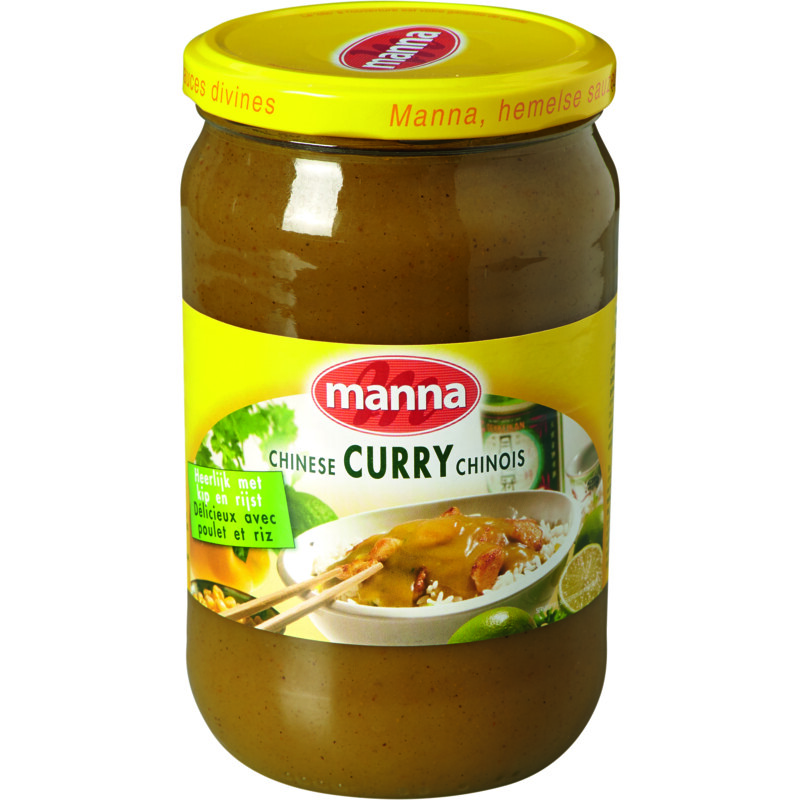 Een afbeelding van Manna Chinese curry saus bel