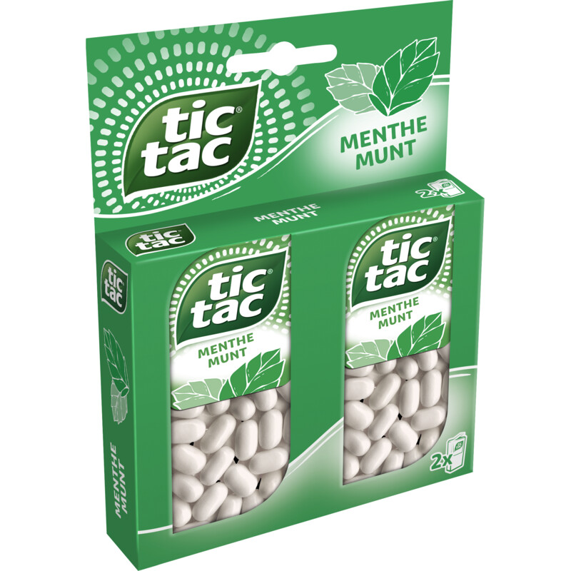 Een afbeelding van Tic tac Mint 2-pack
