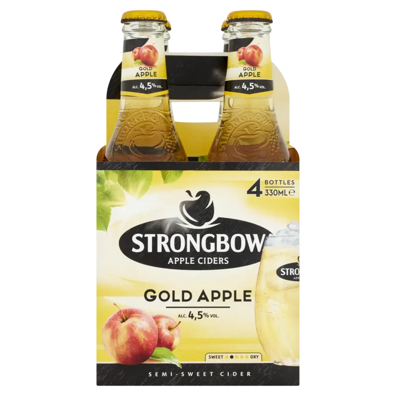 Gold apple 4-pack bel